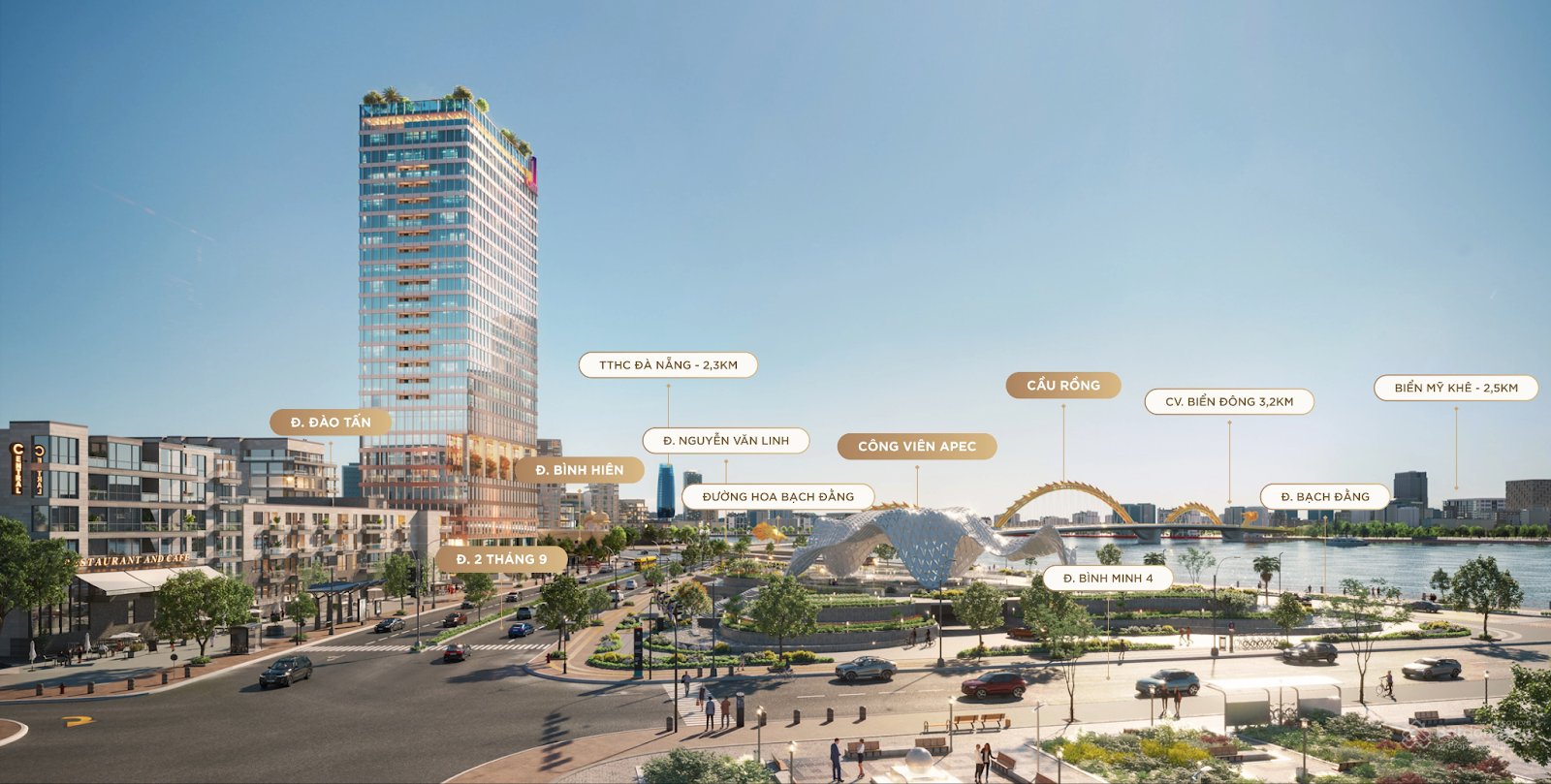 Toạ độ điểm nhấn