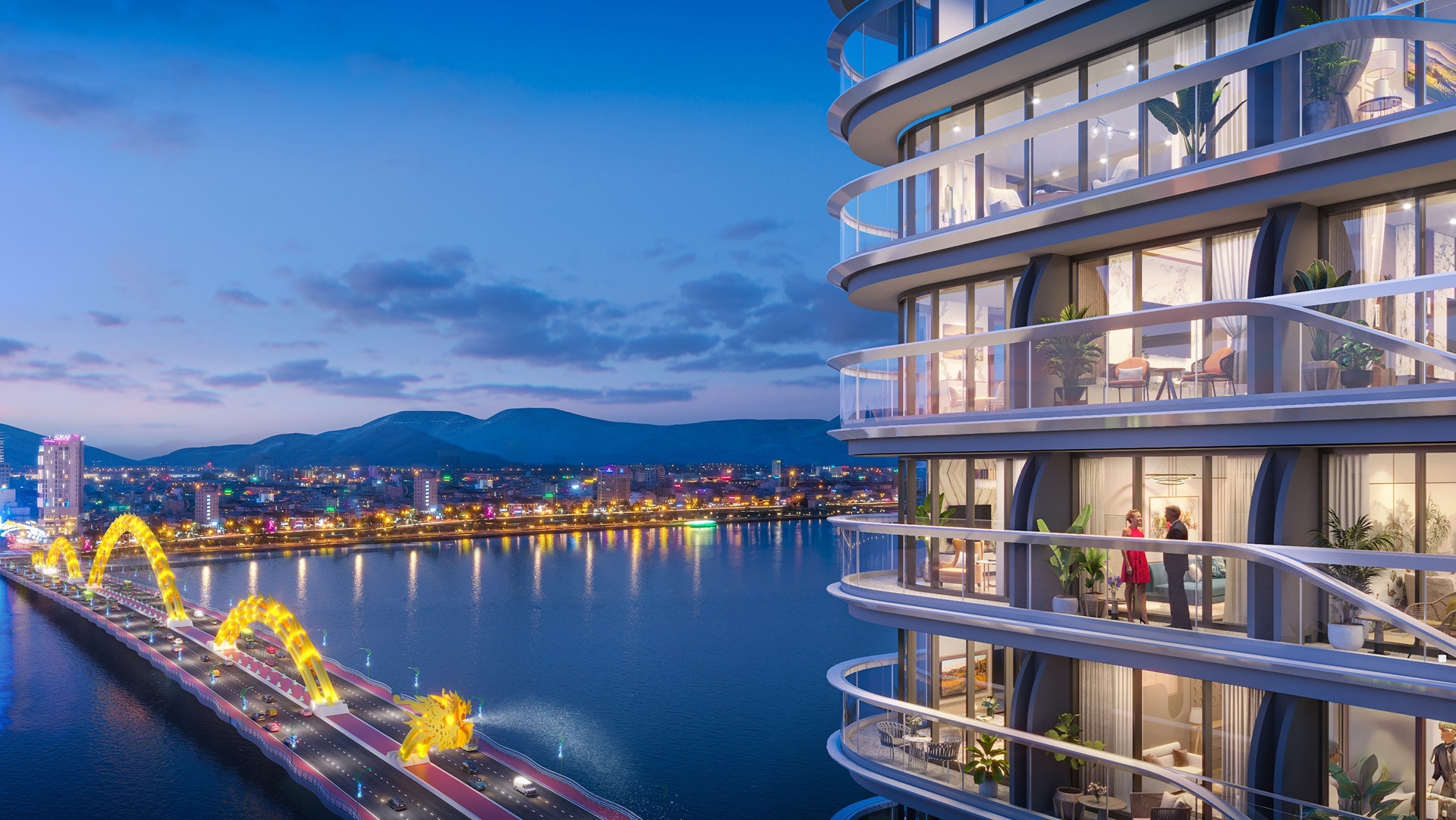 Tổ hợp căn hộ & khách sạn tại The Legend Đà Nẵng